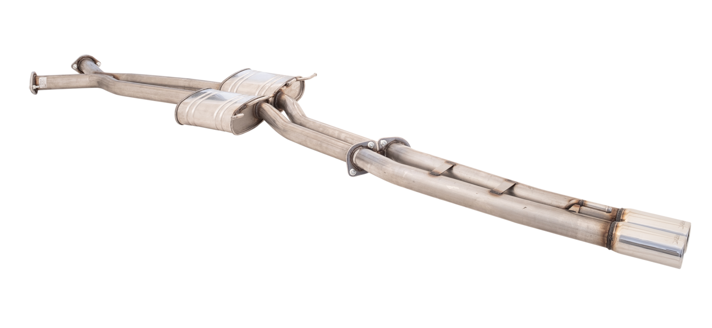 Holden V8 Ute VU-VZ 5.7L Twin 2.5" Cat Back Exhaust with Straight Pipe Rear