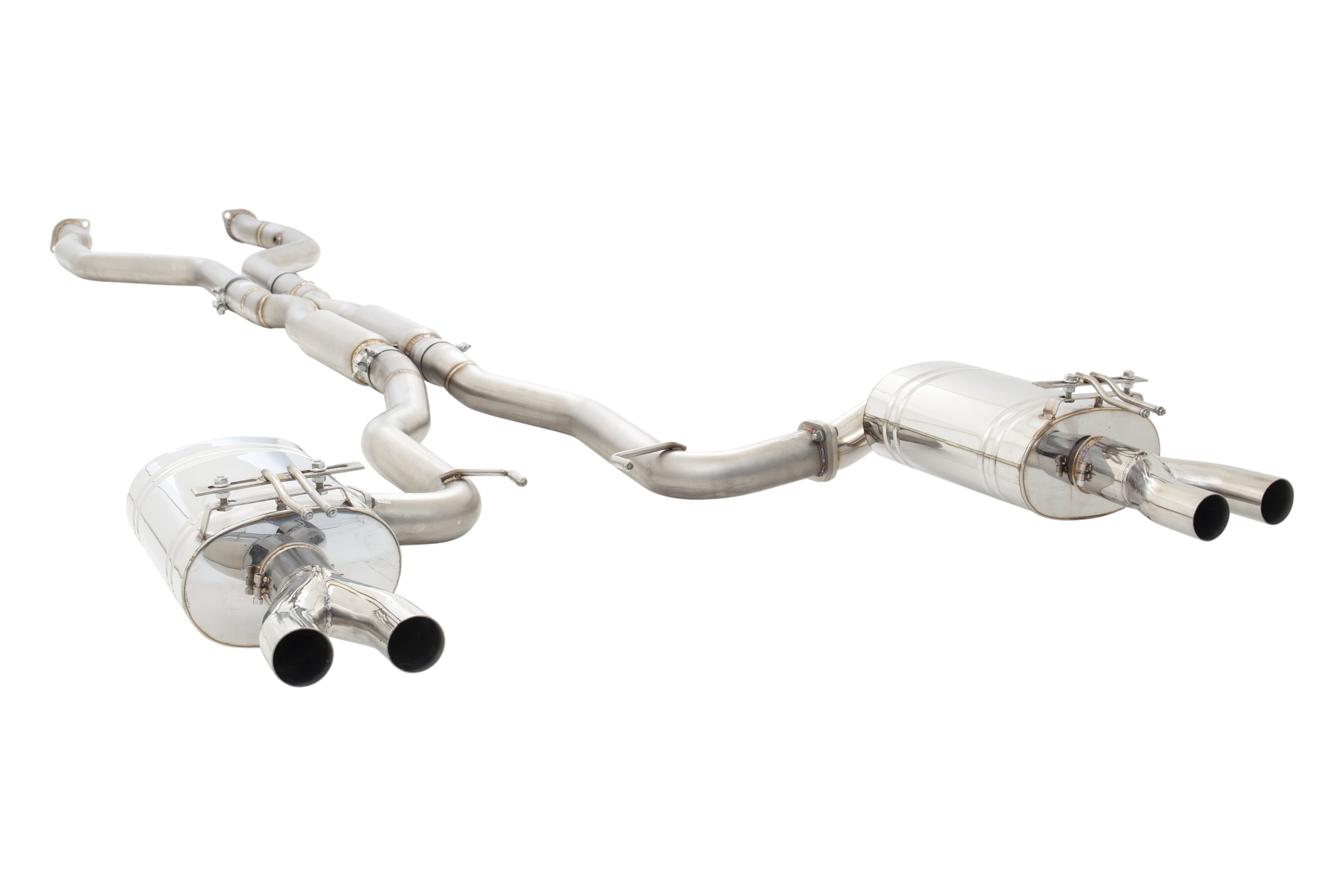 HSV Maloo 304 Stainless Steel Twin 3inch Cat Back Exhaust-1