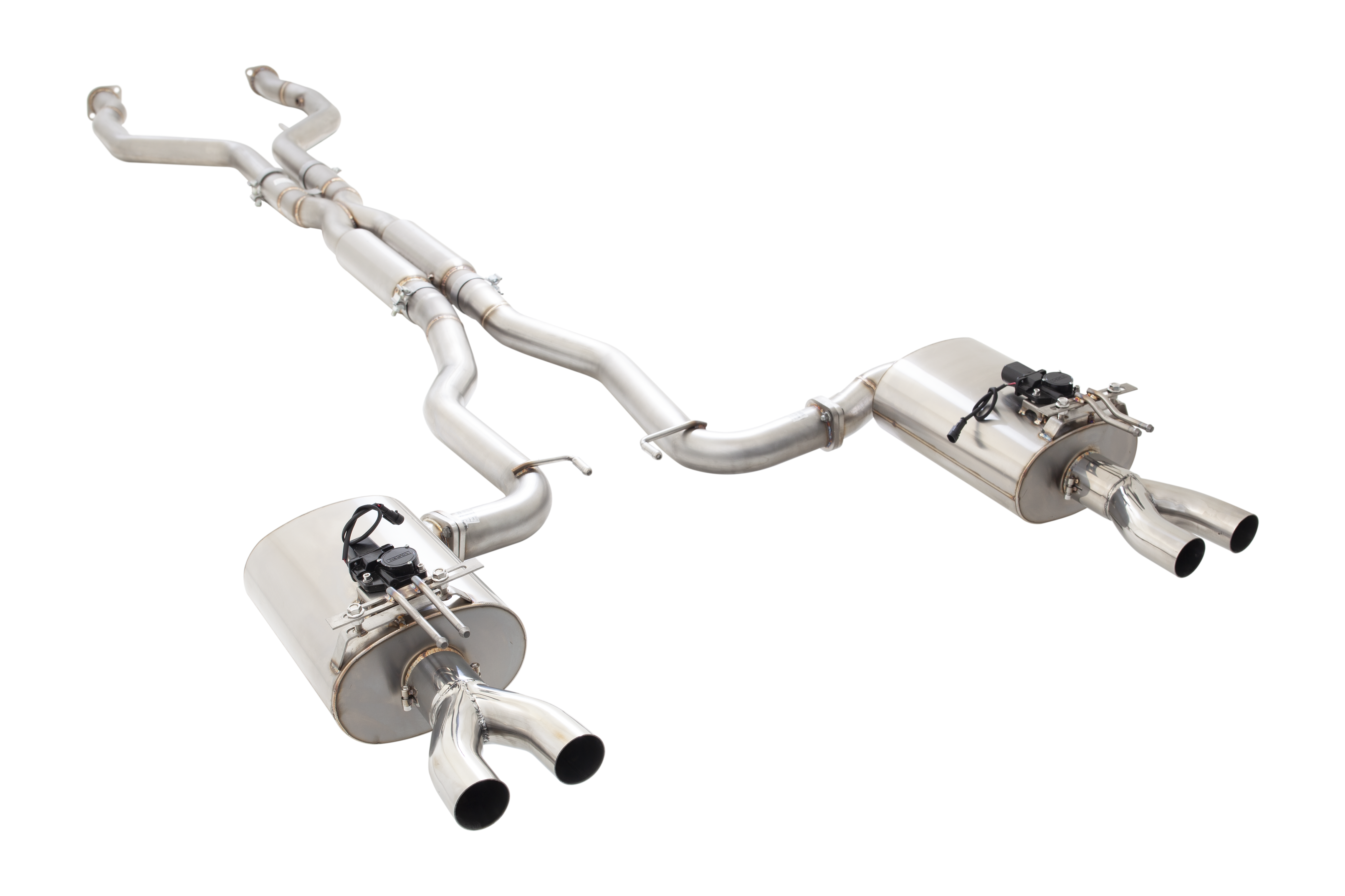 HSV Maloo 304 Stainless Steel Twin 3inch Varex Valved Cat Back Exhaust-1