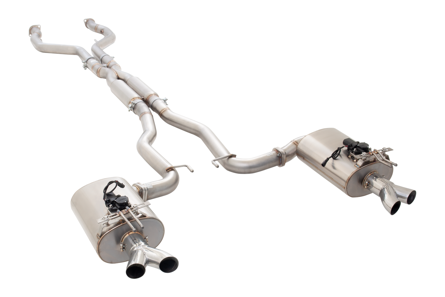 HSV VF Sedan and Wagon 304 Stainless Steel Twin 3Inch Varex Valved Cat Back System