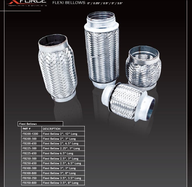FLEXI BELLOW EXHAUST 3.0