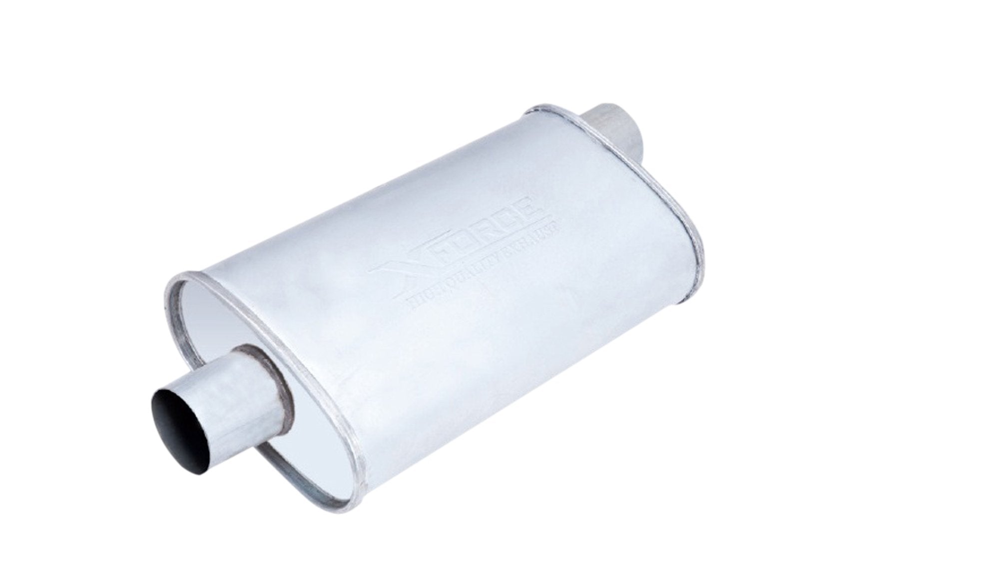 Raw 409 Stainless Steel 5x8x14Inch Resonator with 2Inch inlet-1