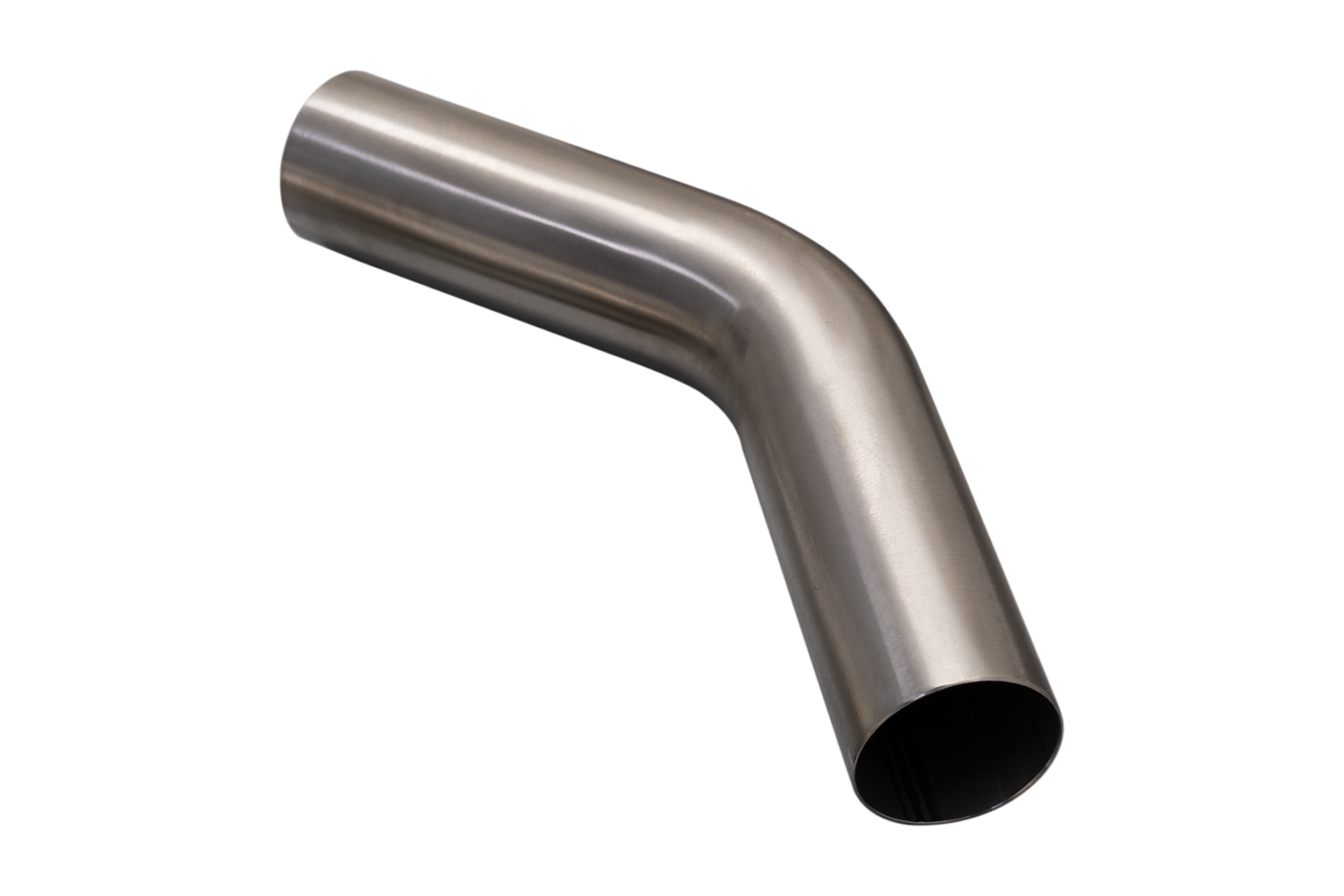 4″ Mandrel Bend, 45 Degree, Brushed 304 Stainless Steel-1