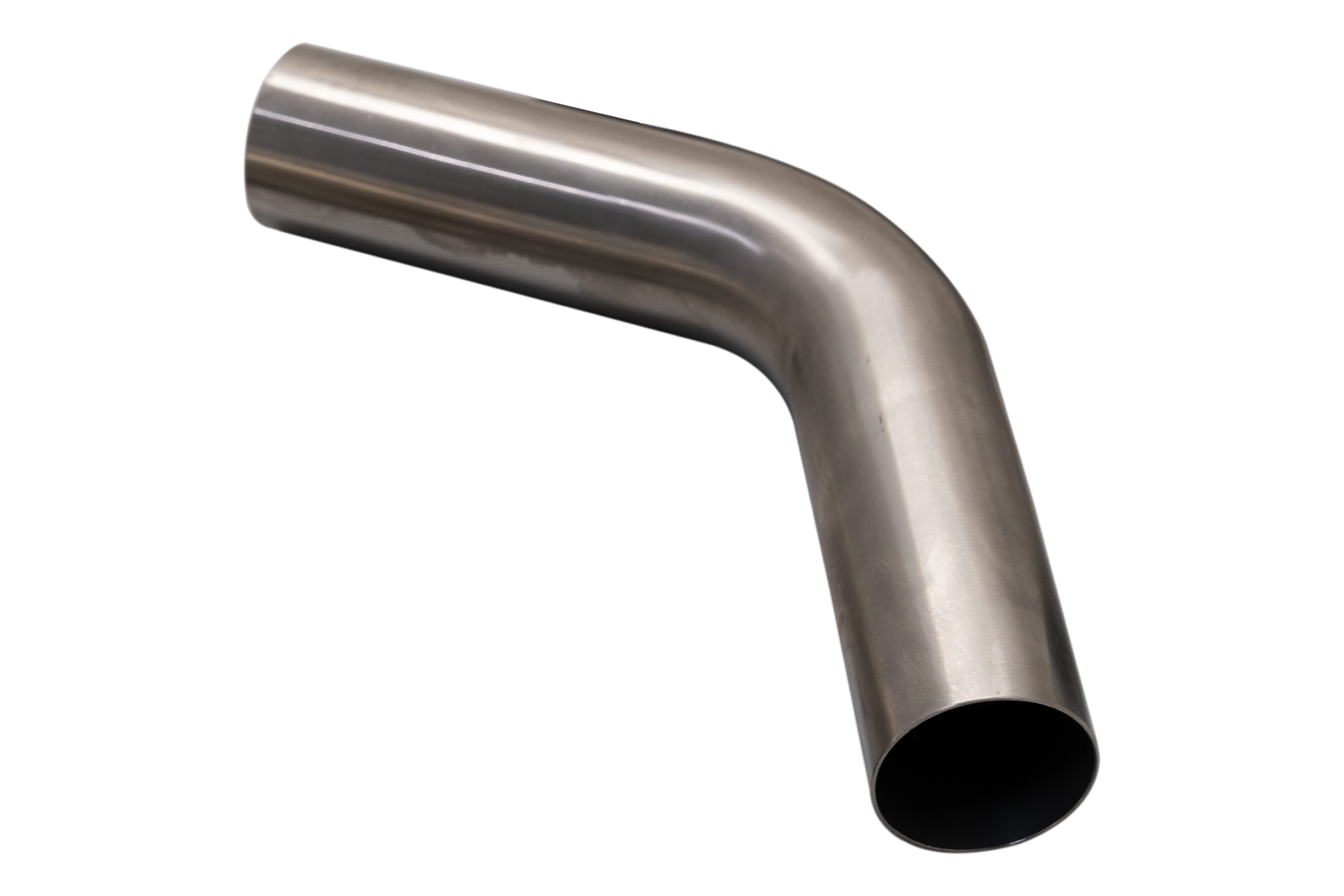 4″ Mandrel Bend, 60 Degree, Brushed 409 Stainless Steel-1