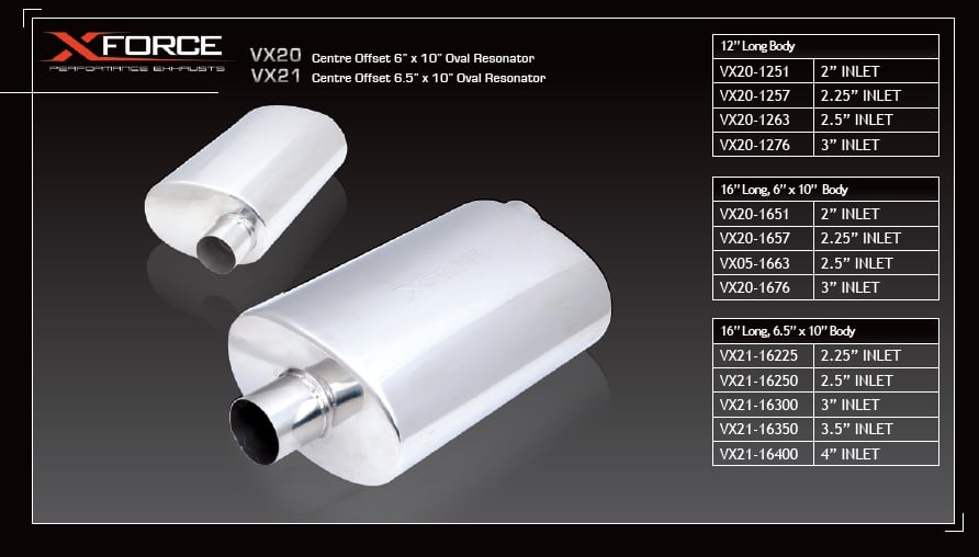 2.25″ Inlet Centre Offset 6″ x 10″ Oval Resonator-1