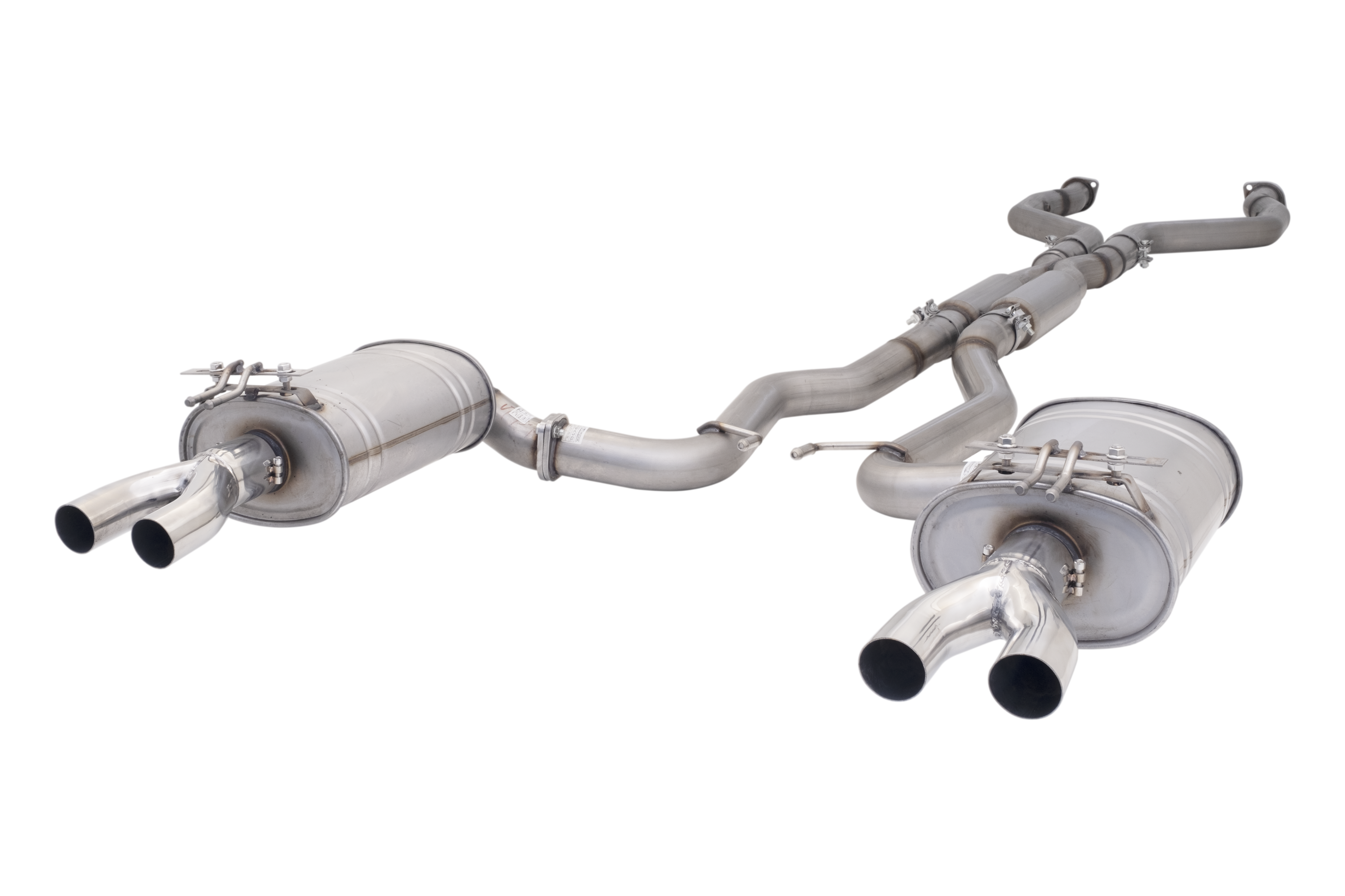 HSV VF Sedan & Wagon Raw 409 Stainless Steel Twin 3