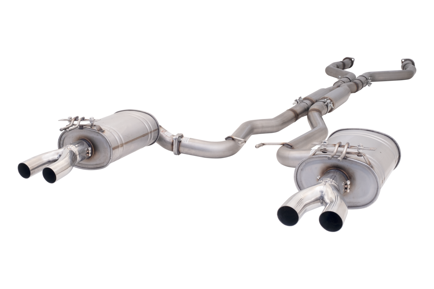 HSV VF Sedan & Wagon Raw 409 Stainless Steel Twin 3" Cat Back System