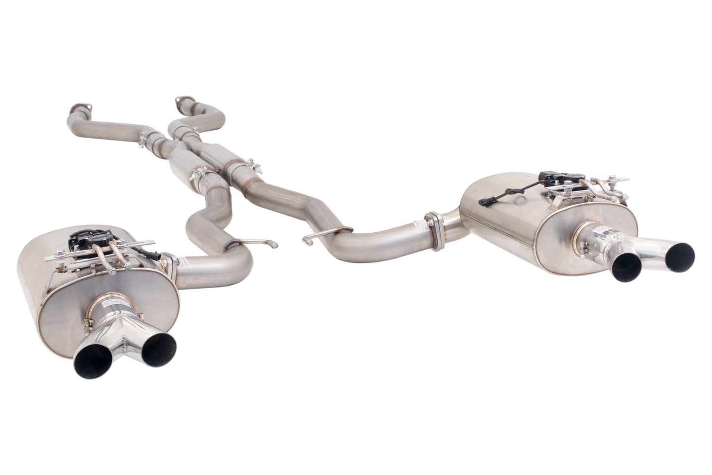HSV VF Sedan & Wagon Raw 409 Stainless Steel Twin 3" Varex Valved Cat Back System