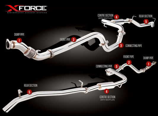 Toyota Landcruiser 76 Series Wagon Turbo Back Exhaust System
