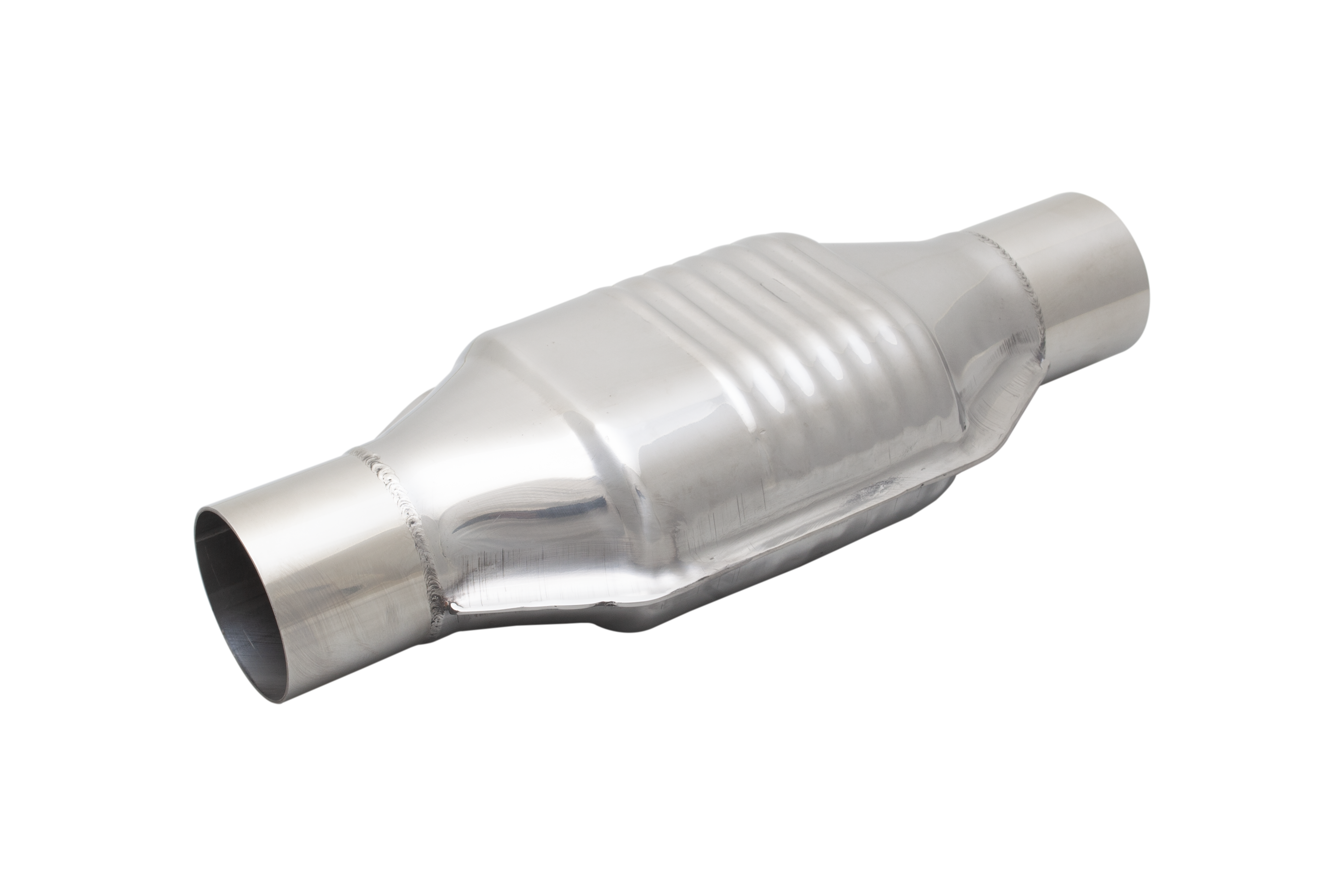 100 Cell Oval Metallic Catalytic Converter with 3Inch Inlet-1
