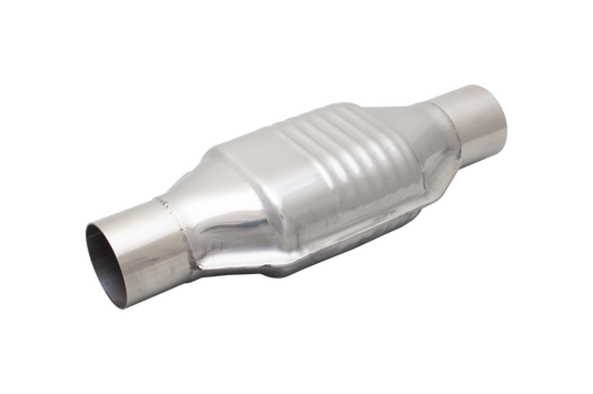100 Cell Oval Metallic Catalytic Converter with 3Inch Inlet