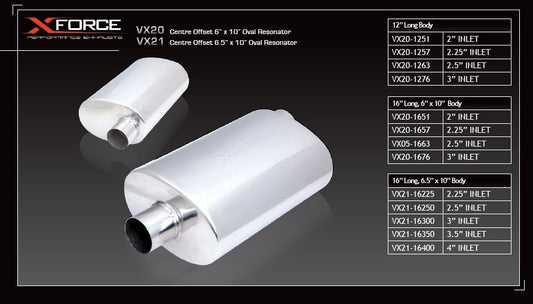 2.5" 409 S/S RESONATOR