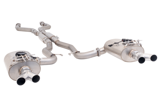 HSV VF Sedan & Wagon Raw 409 Stainless Steel Twin 3" Varex Valved Cat Back System